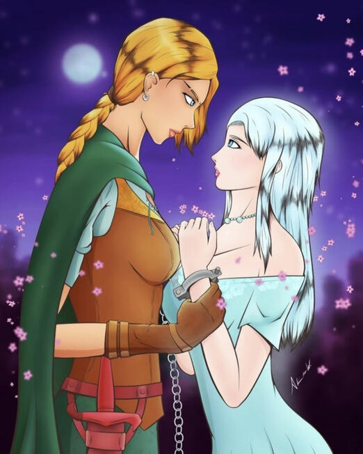 Selis and Naera by Akina