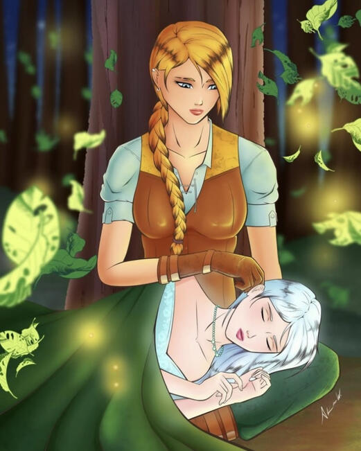 Selis and Naera by Akina